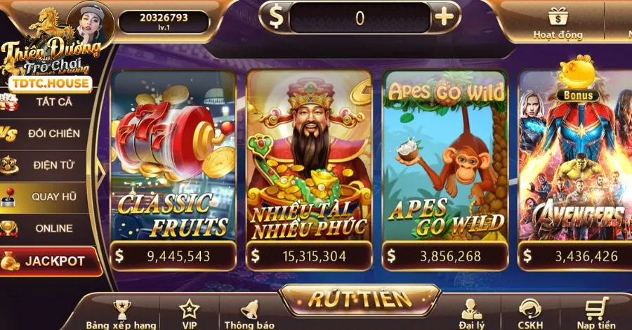 Trò chơi Slot Game tại full88 web